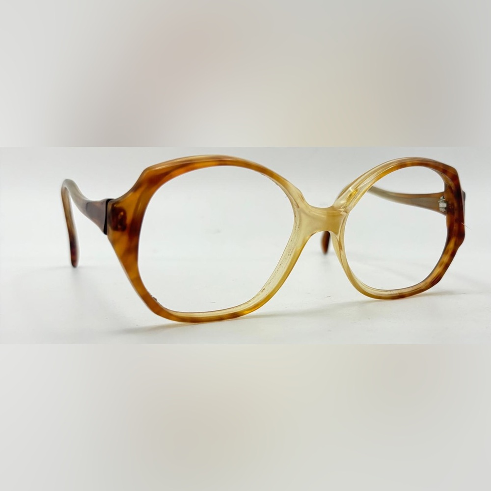 Vintage SRO Brown Oval Sunglasses Frames Only